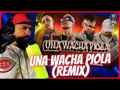 REACCION A Papichamp, L-Gante, Elaggume, Gusty DJ - Una Wacha Piola (Remix) (Video Oficial)