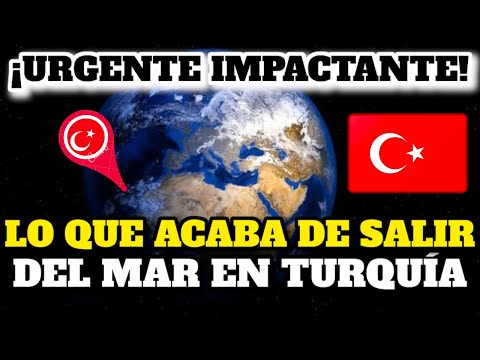 ¡Imágenes Impactantes! Mira Lo Que Salió Del Mar En TurquÃa Justo Ahora
