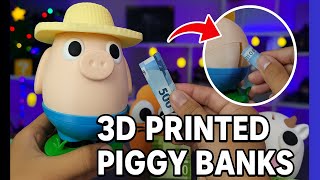 ¡Las alcancías más divertidas en 3D! 💰🐷 Gente les mete el dinero por lugares extraños 😂