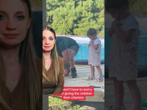 Woman bashes husband while he’s literally building a deck…#shorts