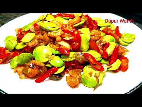 Resep Sambal Bawang Udang Ebi Petai Enak