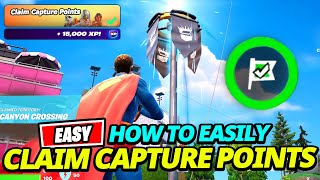 How to EASILY Capture Claim Points in Different Matches - Fortnite Chapter 6 Season 4 Quest