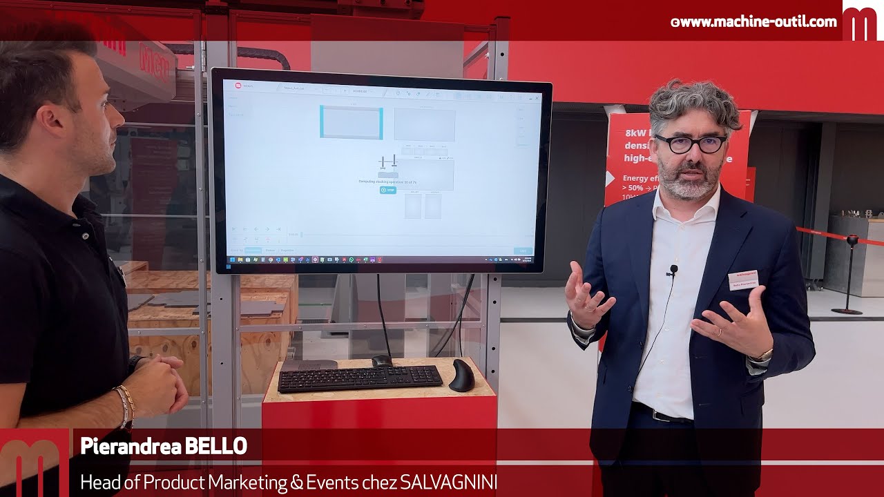 Logiciel de programmation de l'empilage des pièces en sortie de découpe laser