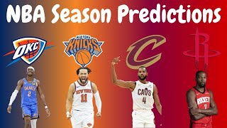 NBA Season Predictions