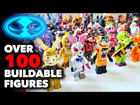 100+ FIVE NIGHTS AT FREDDYS LEGO MCFARLANE FIGURE COLLECTION! - 2024 Complete FNaf Collection