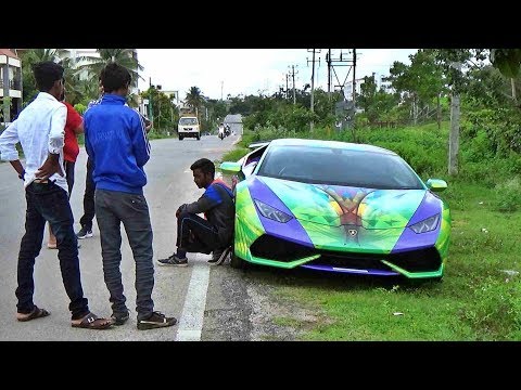 What Happens When You Park Your Crazy Lamborghini in INDIA - Mysore Vlog 1