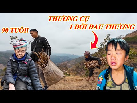 Xót xa cụ bà 3 anh em mồ côi, 90 năm sống trong đau thương mất mát.