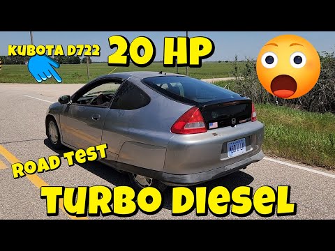 S5 E18. 20 hp TURBOCHARGED!  Kubota D722 diesel Honda ROAD TEST