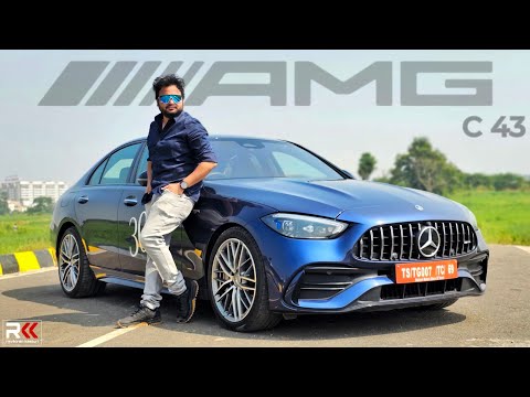 2024 Mercedes C43 AMG Detailed Review - More power with F1 tech & luxury #ravikirankasturi