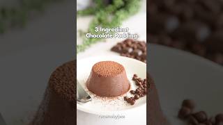 3 Ingredient Chocolate Pudding! 🍫🤎 #recipe #easyrecipe #chocolatedessert #recipe
