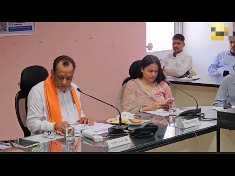 मंत्री जोराराम कुमावत के साथ कॉलेक्टर टीना डाबी की बैठक#viralvideo #iastinadabimam #tinadabi #barmer