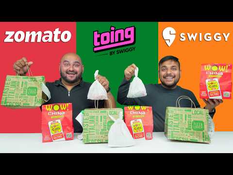 Is Toing Really Cheaper ? Zomato Vs Swiggy Vs Toing | Honest Food Delivery Test | Viwa Food World