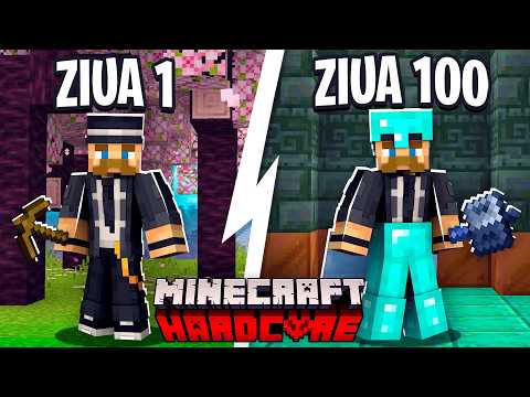 Am Supravietuit 100 de Zile in Hardcore Minecraft