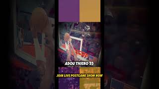 BRUTAL Game 4 for the Lakers but this Adou Thiero dunk?! 👀🔥
