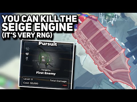 You Can Kill Siege Engine (But It's Very RNG) | Roblox TDS Enemy Index