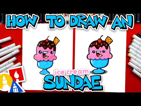 How To Draw An Ice Cream Sundae