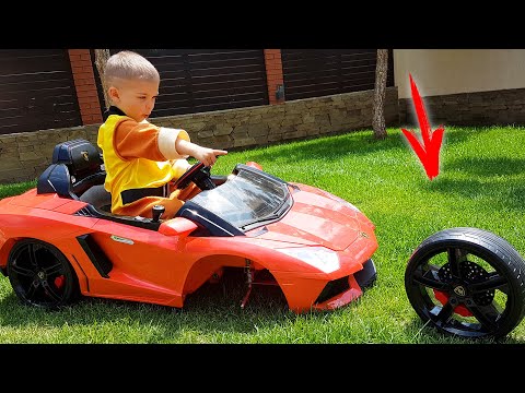 Vom Sportwagen fiel das Rad ab | Dima und die Autos