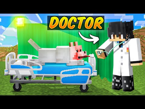 I BECAME A PET DOCTOR IN MINECRAFT...
