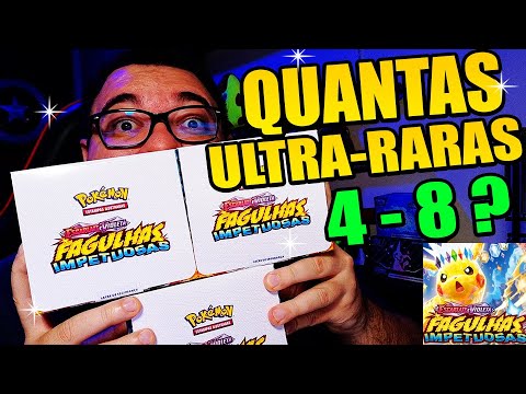 QUANTAS ULTRA RARAS NESSA BOOSTER BOX DE FAGULHAS IMPETUOSAS CARTAS POKEMON TCG POCKET