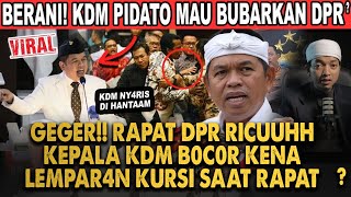 KANG DEDI MULYADI INGIN DPRD JABAR BUBAR? KDM SEBUT MEREKA HANYA SIBUK RAPAT TAPI  KURANG KERJA?