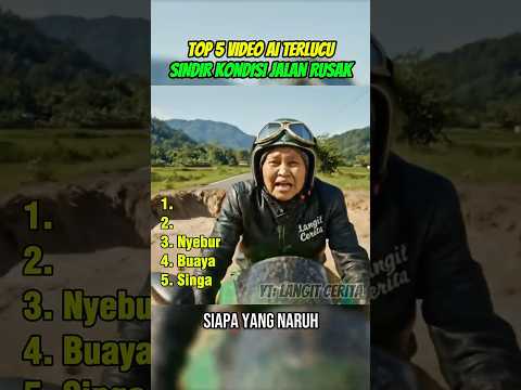 Top 5 Video AI Sindir Kondisi Jalan Rusak (Part 2)