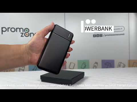 10.000 mAh Powerbank, Işıklı Kısa Şarj Kablosu & Touchpen Diamond Kalem Kutulu VIP Hediye Seti Promozone