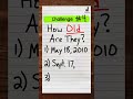 Understanding Age Calculation Tasks