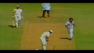 Chetan Sharma's first-ever WC Hat trick India v NZ at Nagpur World Cup 1987