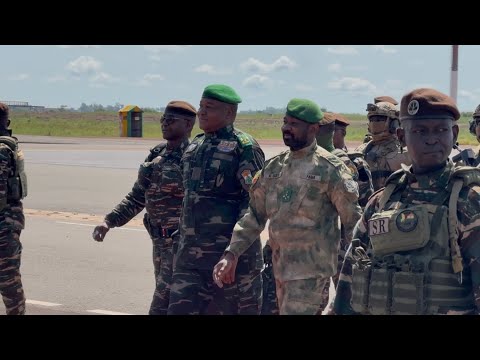 Arrivée du Président Nigérien Abdourahamane Tiani à Bamako | Accueil par le Général Assimi GOITA🇲🇱🇳🇪