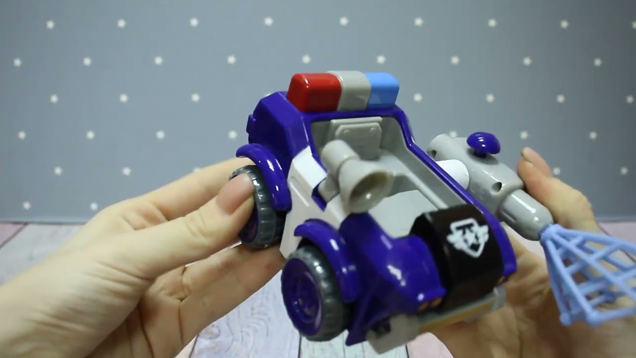 Набор полицейская машина Пола с фигуркой С4 - видео