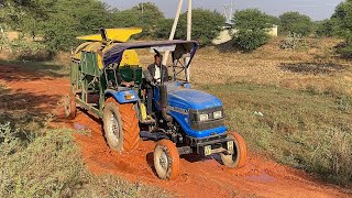 Sonalika Di 42 Rx Tractor Pulling Paddy Surjeet Thresher Machine For Harvesting Rice || #tractor