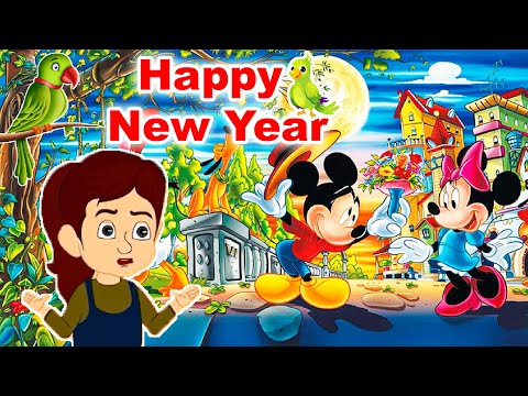 New Year Song |  Nursery Rhymes & Kids Songs   Riya's New Year's  Resolution #riyarhymes