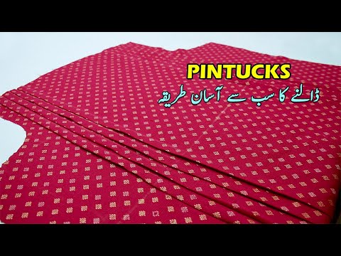 Pintucks Kurti Design Cutting And Stitching || Pintucks Sewing Tutorial