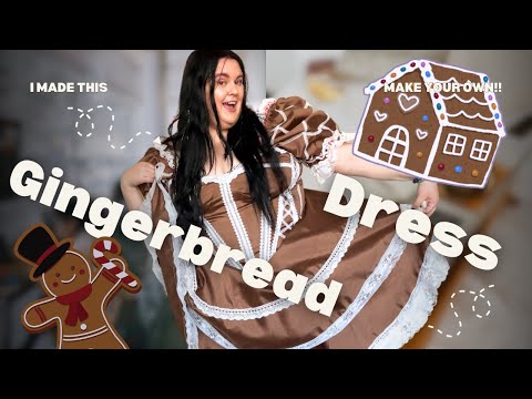 Creating A Stunning Gingerbread Dress From Scratch!