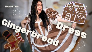 Creating A Stunning Gingerbread Dress From Scratch!