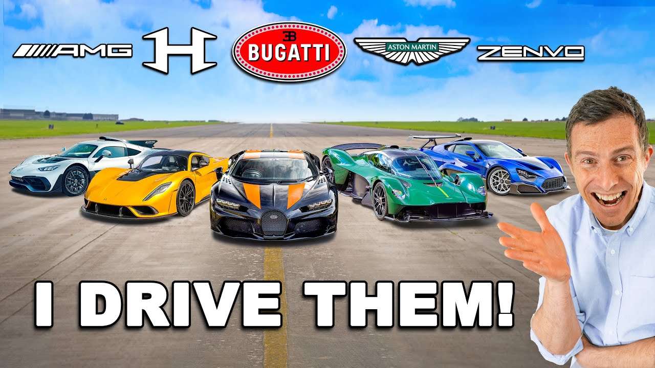 Bugatti v Hennessey v Aston Martin v AMG One v Zenvo: BEST Hypercars Ever!