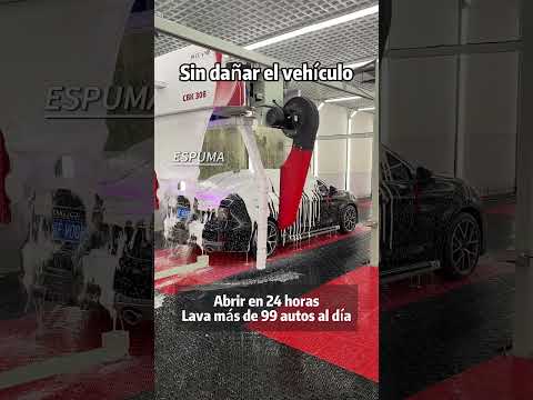 Un túnel de lavado que puede funcionar sin empleados