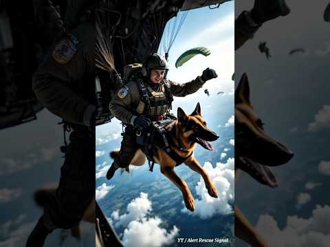 🚨Red Alert: German Shepherd Jumps Into Exploding Aircraft to Save Soldiers From Disaster!