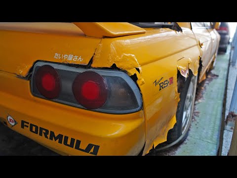 JAPANESE RACECARS LEFT TO DIE AT ABANDONED TUNER SHOP IN JAPAN!