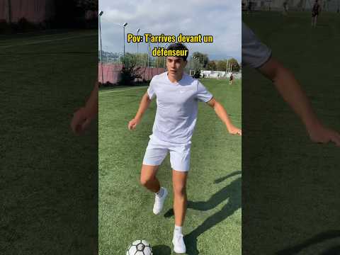 Quand t’es devant un défenseur???