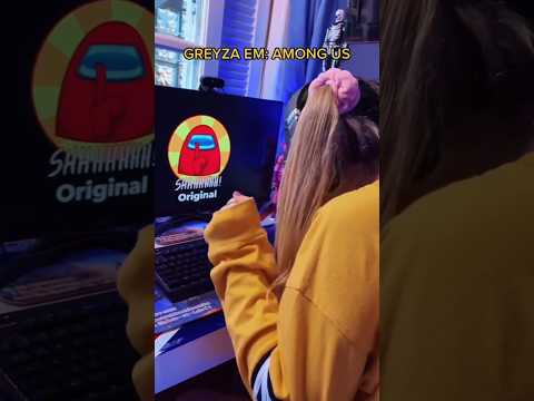 GREYZA JOGANDO AMONG US* vocês gostam desse jogo?