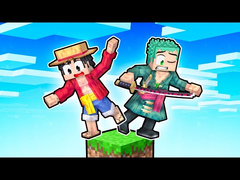 Minecraft One Piece But We’re On ONE BLOCK!