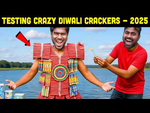 New Crazy Diwali Crackers 2025 | Live Testing & Reactions! | Jothiram Crackers | Mad Brothers