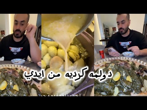 سويت دولمه بنص الليل بعد ما ناي وتر بالتاو خارج البيت ويه بيبي ❤