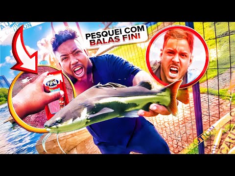 RENATO SURTOU AO SABER QUE PESQUEI OS PEIXES DELE COM BALA FINI !!!