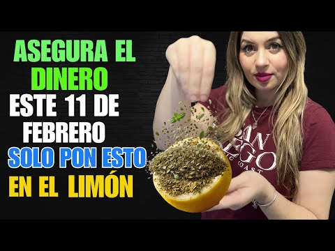 🍋 Este 11 de Febrero corta un limón y ponle orégano, Preparate a que te sobre el DInero ✨ 🌿