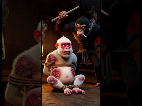 she waited... But No One Came #emotional #monkey #animals