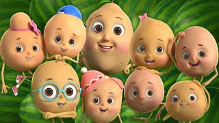 Number Song | Learn Numbers with Potatoes | 1234567 | Emma And Joey Nursery Rhymes
