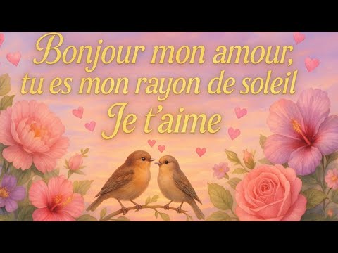 Bonjour BB pour toi ce message โค๏ธ Une nouvelle journรฉe ร tโaimer ! Je tโaime๐