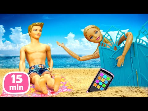 Тойклаб и Барби на пляже — ищем игрушки! 😮🌴 Шоу для детей Тойклаб